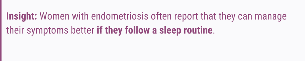 endometriosis and sleep