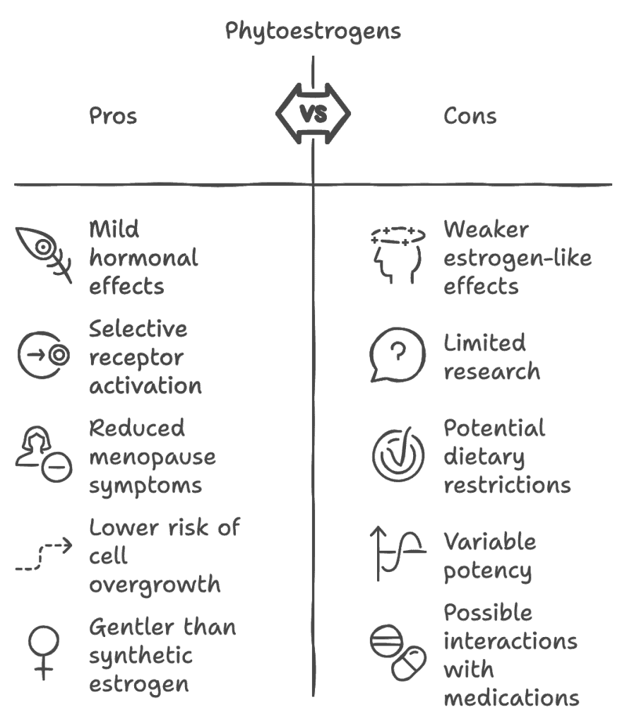 pros and cons of phytoestrogens